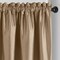 Threadmade Home Colette Faux Silk Blackout Window Curtain, Gold - 52"W x 84"L